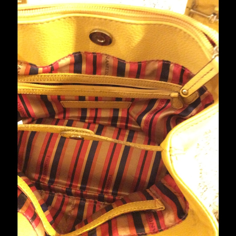 TIGNANELLO Perfect 10 French Tote Amber Yellow - Picture 3 of 4